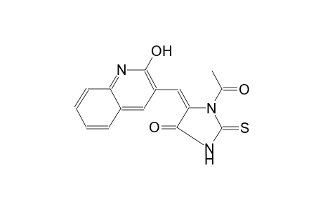 1-Acetyl-5-(2-hydroxy-quinolin-3-ylmethylene)-2-thioxo-imidazolidin-4-one