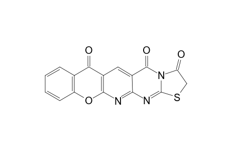 Chromeno[2'',3'':6',5']pyrido[2',3'-d][1,3]thiazolo[3,2-a] pyrimidine-3,5,7-(2H,5H,7H)-trione