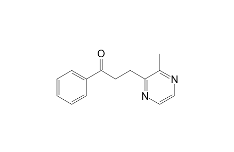 2-(3-Oxo-3-phenylpropyl)-3-methylpyrazine
