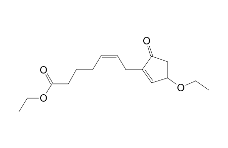 5-Heptenoic acid, 7-(3-ethoxy-5-oxo-1-cyclopenten-1-yl)-, ethyl ester, (Z)-