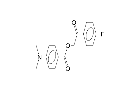 4-fluorobenzoylmethyl 4-dimethylaminobenzoate