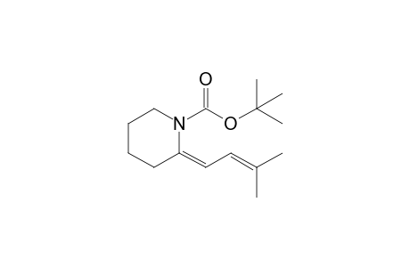 (2Z)-2-(3-methylbut-2-enylidene)-1-piperidinecarboxylic acid tert-butyl ester