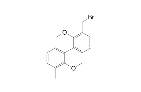 1-(bromomethyl)-2-methoxy-3-(2-methoxy-3-methyl-phenyl)benzene