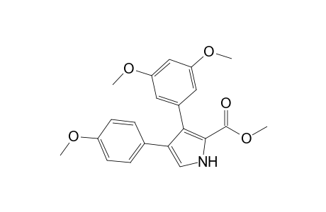 3-(3,5-Dimethoxyphenyl)-4-(4-methoxyphenyl)-1H-pyrrole-2-carboxylic acid methyl ester