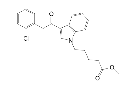 Methyl 5-(3-(2-(2-chlorophenyl)acetyl)-1H-indol-1-yl)pentanoate