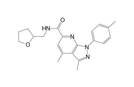 1H-pyrazolo[3,4-b]pyridine-6-carboxamide, 3,4-dimethyl-1-(4-methylphenyl)-N-[(tetrahydro-2-furanyl)methyl]-