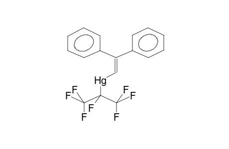 2,2-DIPHENYLVINYLHEPTAFLUOROISOPROPYLMERCURY