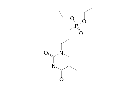N-(1)-[(E)-3-DIETHOXYPHOSPHONYLPROP-2-ENYL]-THYMINE