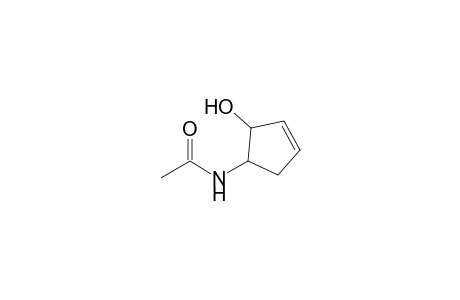 1-Hydroxy-2-acetylaminocyclopent-4-ene