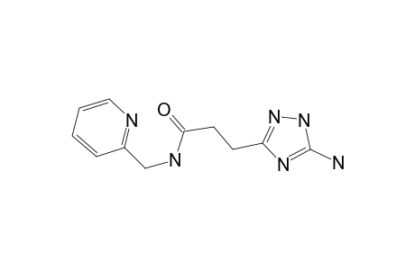 3-(5-Amino-1H-1,2,4-triazol-3-yl)-N-(pyridin-2-ylmethyl)propanamide