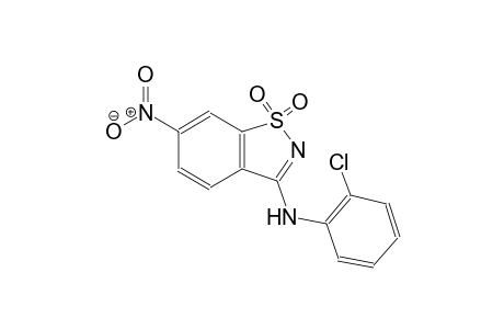 N-(2-chlorophenyl)-6-nitro-1,2-benzisothiazol-3-amine 1,1-dioxide