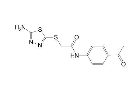N-(4-acetylphenyl)-2-[(5-amino-1,3,4-thiadiazol-2-yl)sulfanyl]acetamide
