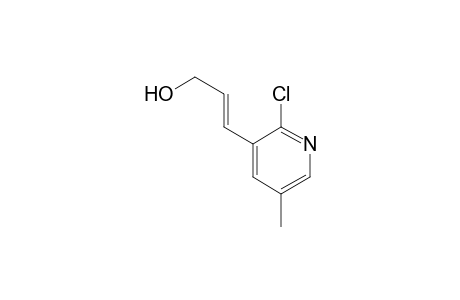 (E)-3-(2-chloro-5-methyl-3-pyridyl)-2-propen-1-ol