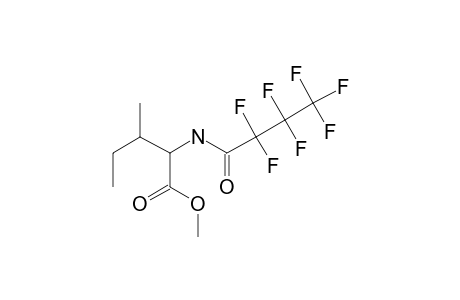 L-Isoleucine, N-heptafluorobutyryl-, methyl ester