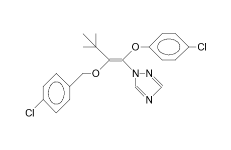 1-(1,2,4-Triazolyl)-1-(4-chloro-phenoxy)-2-(4-chloro-benzyloxy)-3,3-dimethyl-1-butene isomer A