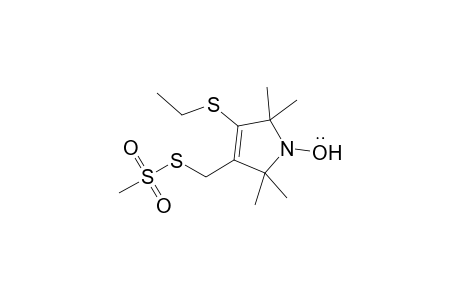4-Ethylthio-3-methylsulfonylthiomethyl-2,2,5,5-tetramethyl-2,5-dihydro-1H-pyrrol-1-yloxyl radical