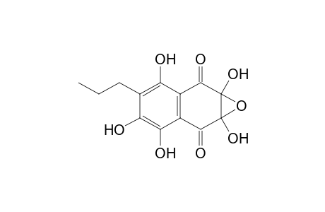 2,3-Epoxy-7-propyl-2,3-dihydro-2,3,5,6,8-pentahydroxy-1,4-naphthoquinone
