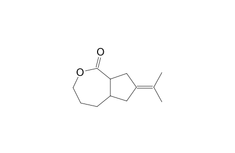 3-Oxabicyclo[5.3.0]decan-2-one, 9-isopropylidene-, cis-