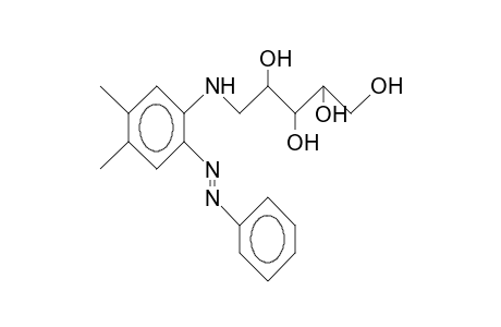 D-Ribitol, 1-deoxy-1-[[4,5-dimethyl-2-(phenylazo)phenyl]amino]-