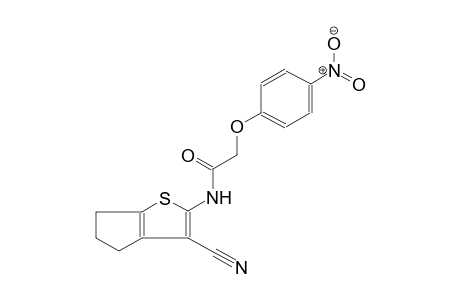 N-(3-Cyano-5,6-dihydro-4H-cyclopenta[b]thiophen-2-yl)-2-(4-nitro-phenoxy)-acetamide