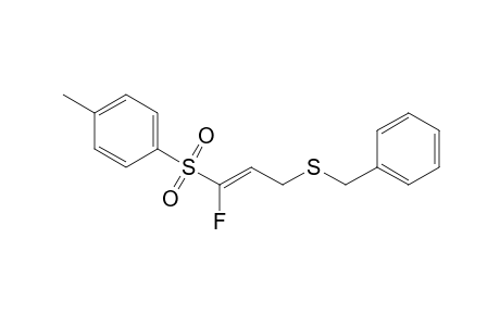 (E)-1-Fluoro-3-benzylthio-1-tosyl-1-propene
