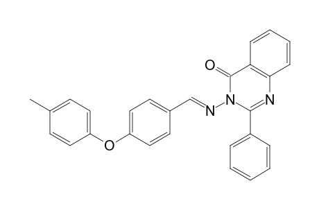 3-({(E)-[4-(4-Methylphenoxy)phenyl]methylidene}amino)-2-phenylquinazolin-4(3H)-one