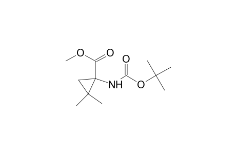 N-(tert-Butyloxycarbonyl)-1-amino-2,2-dimethylcyclopropanecarboxylic Acid Methyl Ester