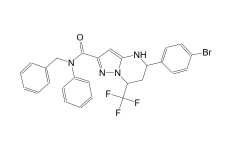 N-benzyl-5-(4-bromophenyl)-N-phenyl-7-(trifluoromethyl)-4,5,6,7-tetrahydropyrazolo[1,5-a]pyrimidine-2-carboxamide