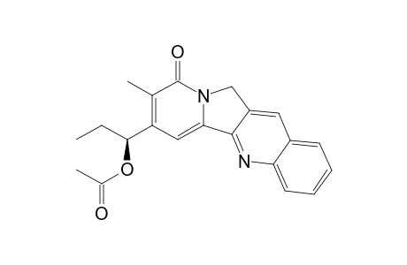 Indolizino[1,2-b]quinolin-9(11H)-one, 7-[1-(acetyloxy)propyl]-8-methyl-, (S)-