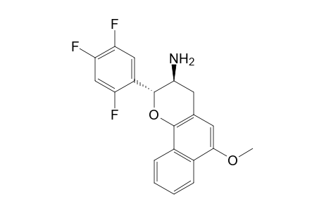 trans-6-methoxy-2-(2,4,5-trifluorophenyl)-3,4-dihydro-2H-benzo[h]chromen-3-amine