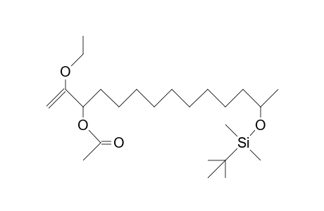 2-Ethoxy-3-acetoxy-13-(T-butyl-dimethyl-siloxy)-tetradecene