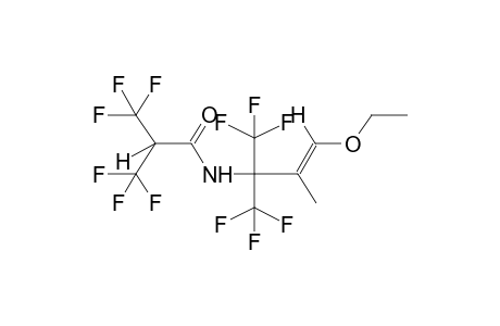 N-(2-METHYL-1,1-BISTRIFLUOROMETHYL-3-ETHOXY-2-PROPENYL)-2-TRIFLUOROMETHYL-3,3,3-TRIFLUOROPROPIONYLAMIDE