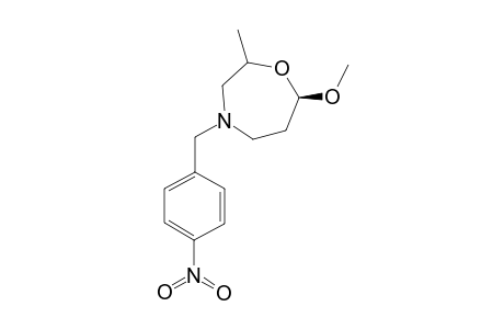 4-N-(4-NITROBENZYL)-2-METHYL-7-BETA-METHOXY-PERHYDRO-1,4-OXAZEPINE