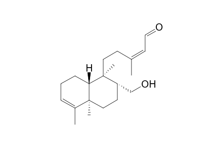 17-Hydroxy-3,13Z-clerodadien-15-al