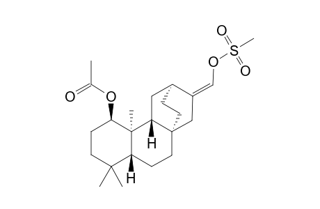 ent-1.beta.-acetoxy-17-mesyloxyatis-13-ene