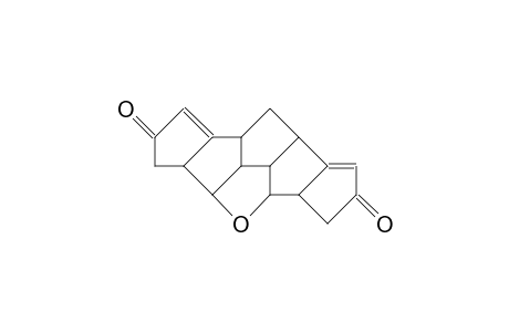 3a,3b,4a,4b,5,7b,7c,7D,8,8a-Decahydro-2H-4-oxa-dipentaleno(1,2,3-cd:1',2',3'-gh)pentalene-2,6(3H)-dione