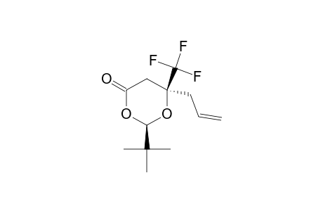 2R,6S-6-Allyl-2-(t-butyl)-6-(trifluoromethyl)-1,3-dioxan-4-one