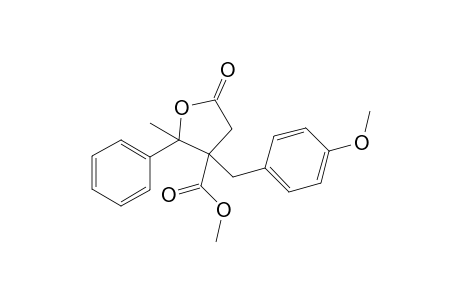 Methyl 3-(4-methoxybenzyl)-2-methyl-5-oxo-2-phenyltetrahydrofuran-3-carboxylate