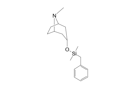 Tropine, benzyldimethylsilyl ether