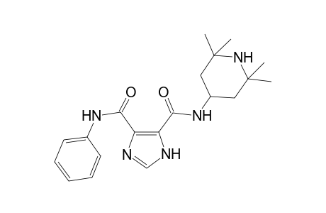 1H-Imidazole-4,5-dicarboxylic acid, 4-phenylamide, 5-[(2,2,6,6-tetramethylpiperidin-4-yl)amide]