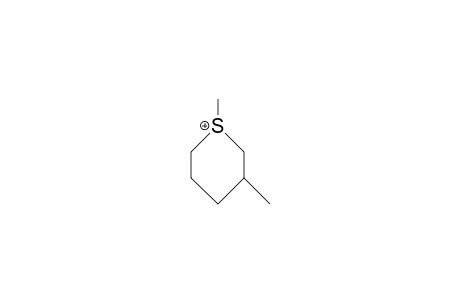 cis-1,3-Dimethyl-thianium cation