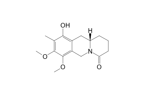 (S)-(+/-)10-Hydroxy-7,8-dimethoxy-9-methyl-1,3,4,6,11,11a-hexahydro-2H-benzo[b]quinolizin-4-one