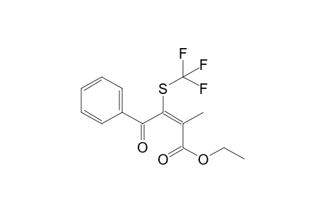 (E)-ethyl 2-methyl-4-oxo-4-phenyl-3-(trifluoromethylthio)but-2-enoate