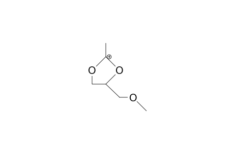 4-Methoxymethyl-2-methyl-1,3-dioxolan-2-ylium cation