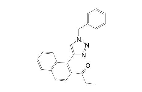 1-(1-(1-benzyl-1H-1,2,3-triazol-4-yl)naphthalen-2-yl)propan-1-one