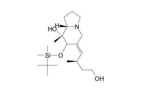 (8R,8aS)7-[[(Dimethylethyl)dimethylsilyl]oxy]-8-Hydroxy-8-methyl-6-((Z)-2(R)-methyl-4-(hydroxy)butylidene)octahydroindolozine