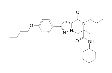 Pyrazolo[1,5-a]pyrazine-6-carboxamide, 2-(4-butoxyphenyl)-N-cyclohexyl-4,5,6,7-tetrahydro-6-methyl-4-oxo-5-propyl-