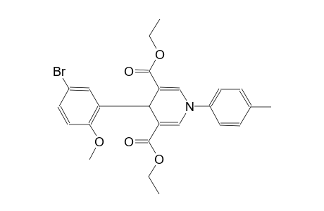 3,5-pyridinedicarboxylic acid, 4-(5-bromo-2-methoxyphenyl)-1,4-dihydro-1-(4-methylphenyl)-, diethyl ester