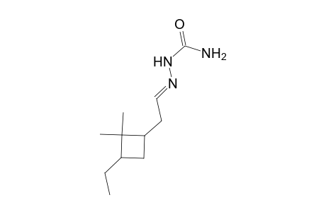 (1E)-(3-Ethyl-2,2-dimethylcyclobutyl)ethanal semicarbazone