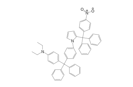 Benzenamine, N,N-diethyl-4-[[4-[2-[(4-nitrophenyl)diphenylmethyl]-1H-pyrrol-1-yl]phenyl]diphenylmethyl]-